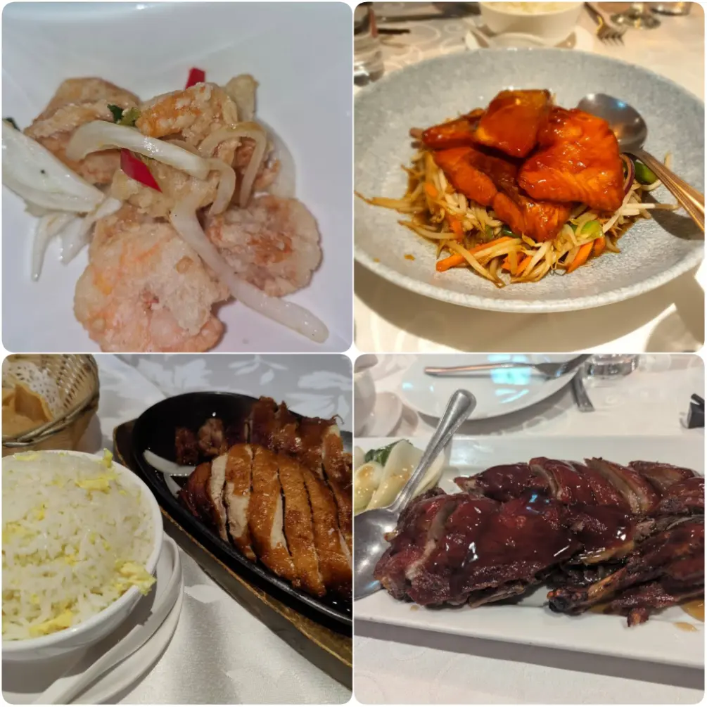 A collage image of steak, chicken and prawns of Chai-Yo in Dublin.
