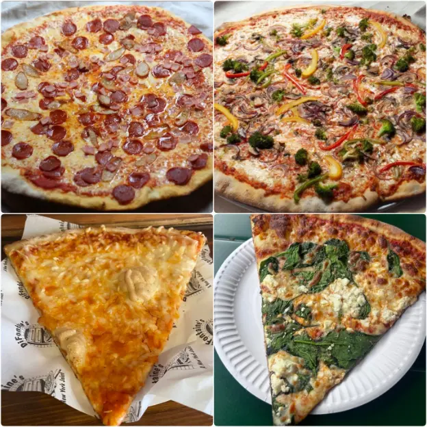Classic four cheese pizza from DiFontaine’s Pizzeria, Dublin