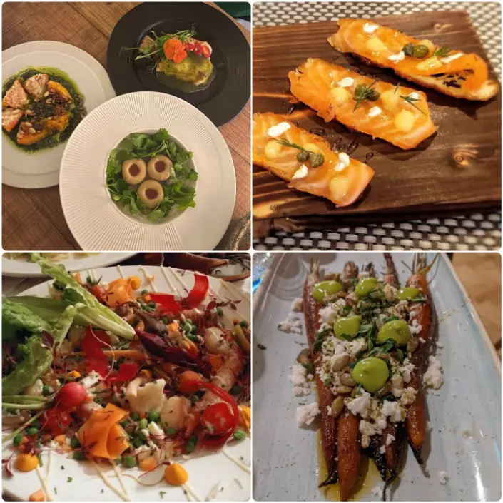 Modern seafood starters and creative dishes from Fade Street Social Restaurant & Cocktail Bar, Dublin.