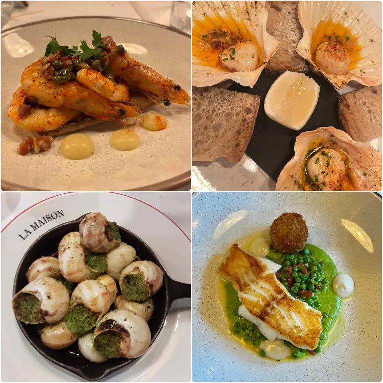 French-inspired seafood and classic French dishes at La Maison, Castle Market, Dublin.