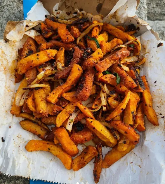 Best Spice Bag in Dublin including spicy seasoned potato wedges and fries