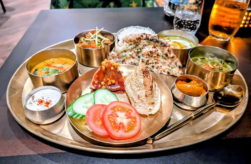 Authentic Indian Thali in one of the Best Restaurants in Dublin