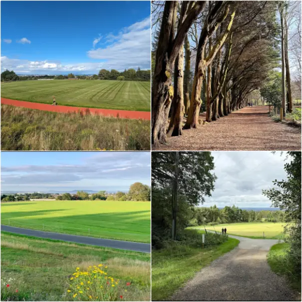 best walk in dublin with greenery at Fernhill Park