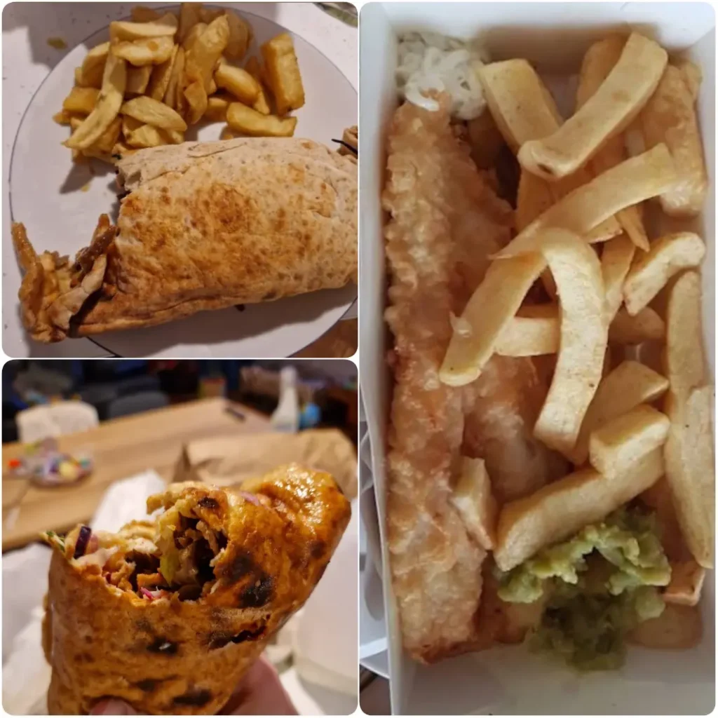 crisp fish and chips of Macari 66, Dublin