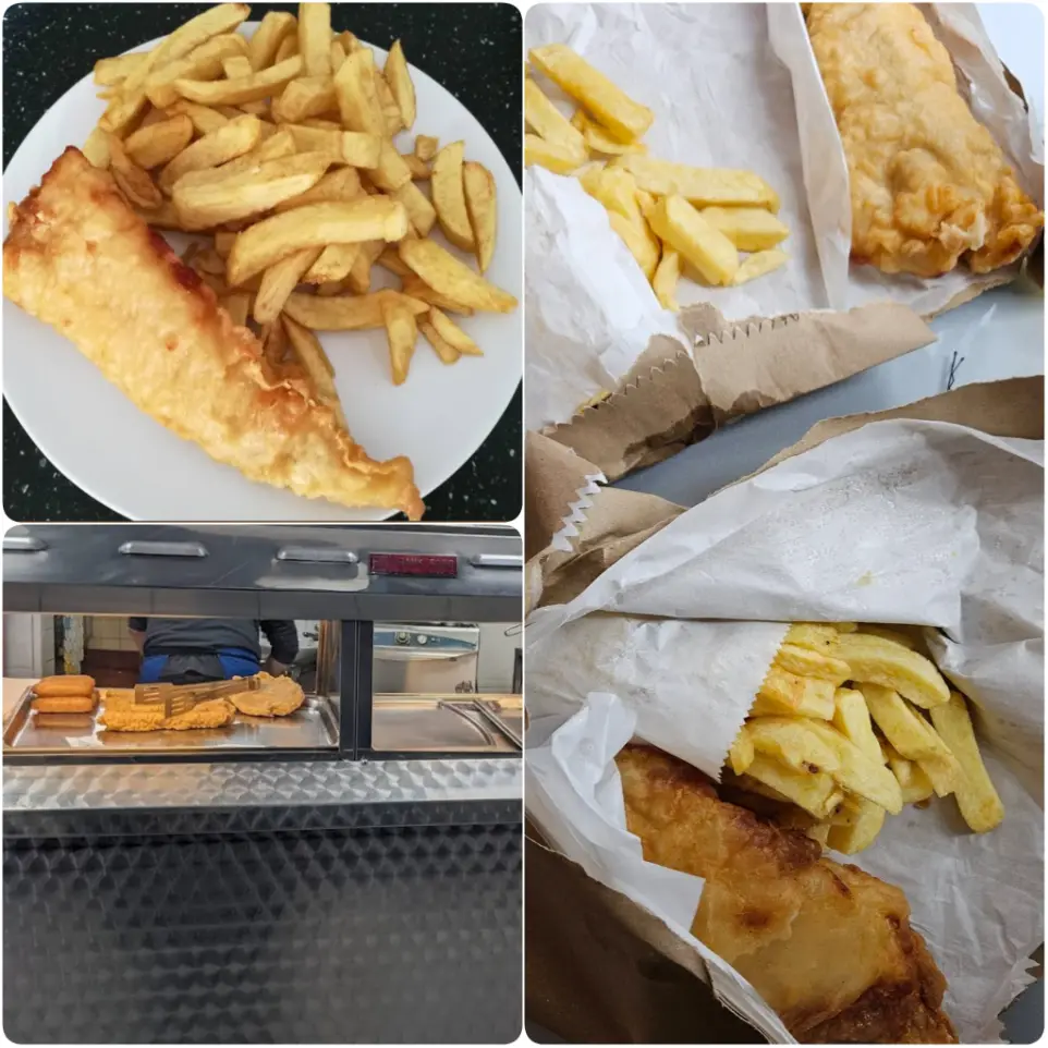 Generous portioned best chipper in Dublin of Presto Chipper