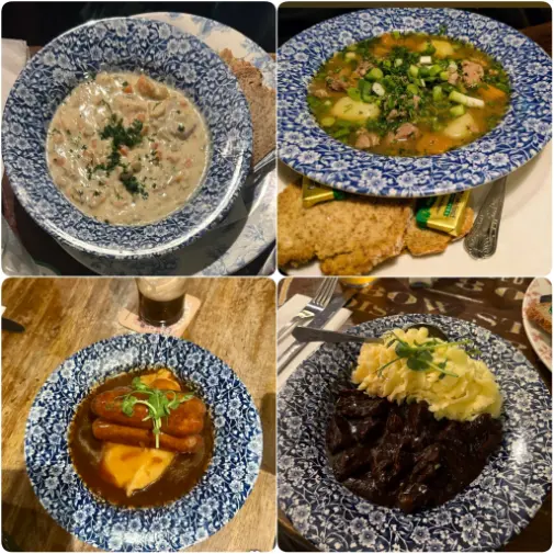 authentic Irish food named stew, beef casserole of The Old Storehouse Bar and Restaurant