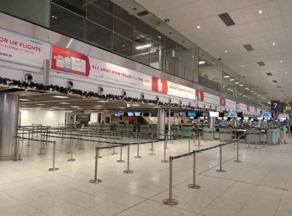 Track Passes Dublin Airport Terminal 1