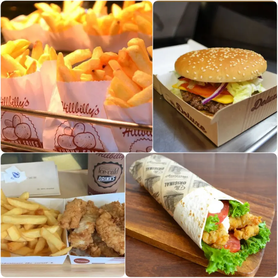 Hillbilly's Fairview's chicken and fresh chipper chips