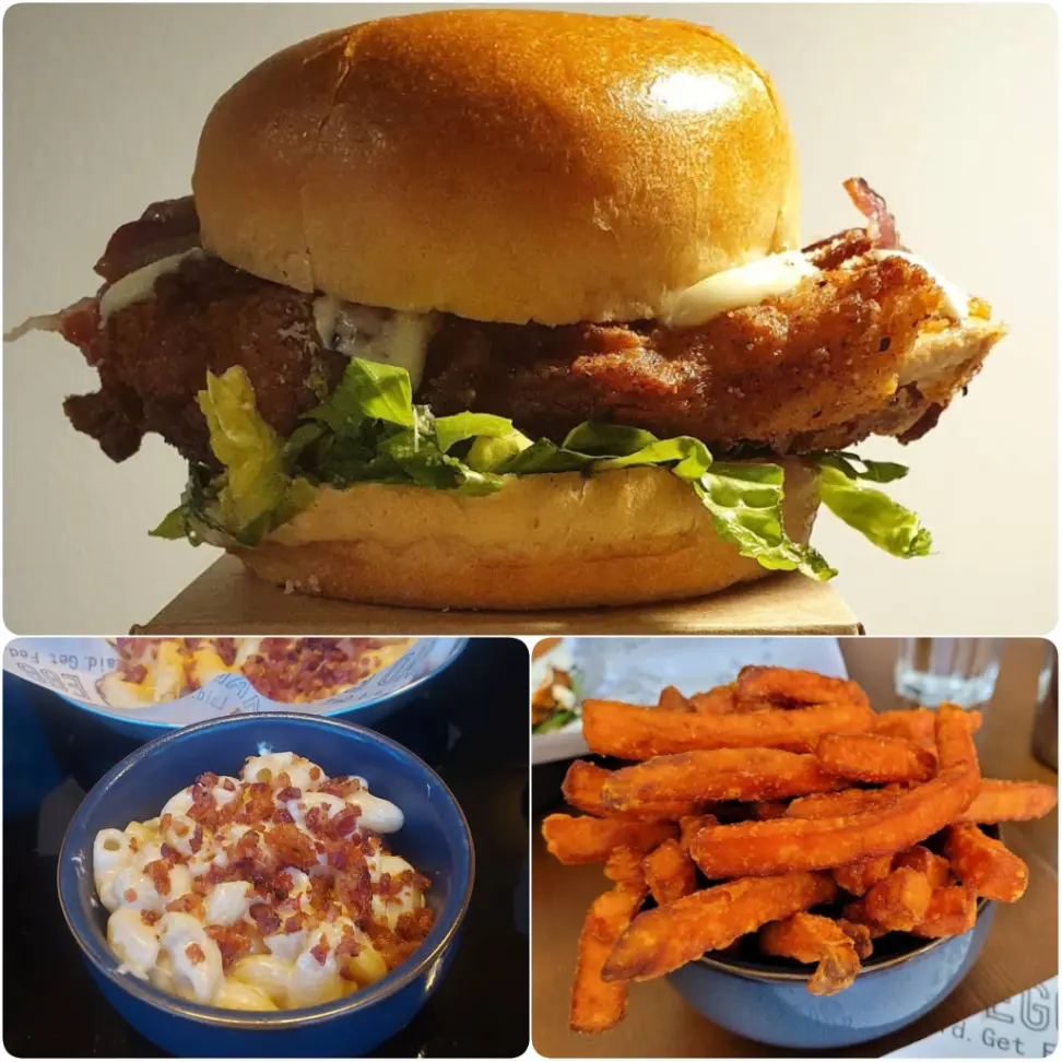 Mad Egg Charlotte Way's best fried chicken burger, mac 'n' cheese in Dublin