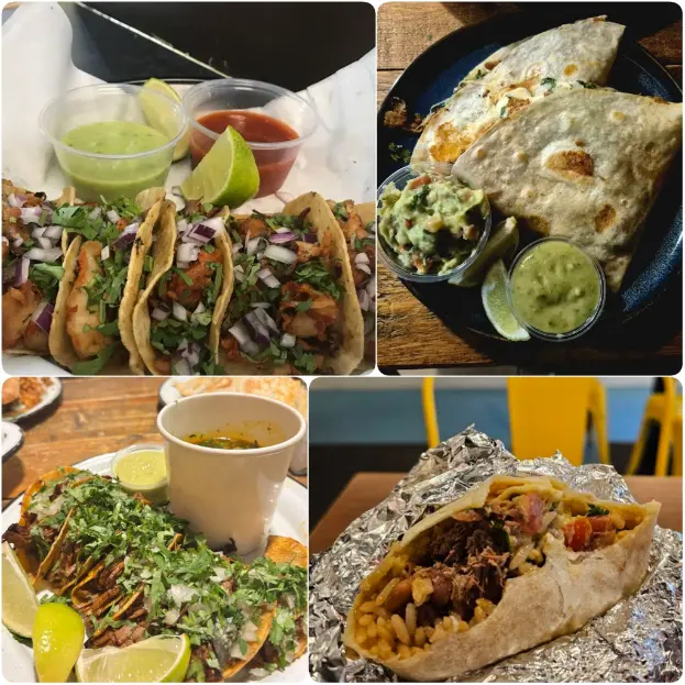 Salsa's burritos and snacks