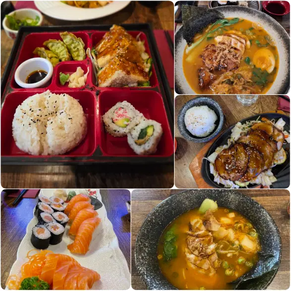 Takara Ramen & Deli Sushi Bar for Japanese bento box and sushi