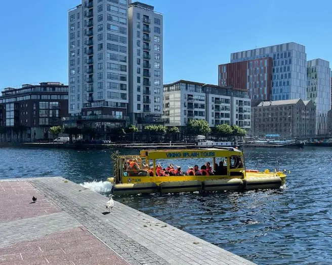 Viking Splash Tour best in Dublin for water splash