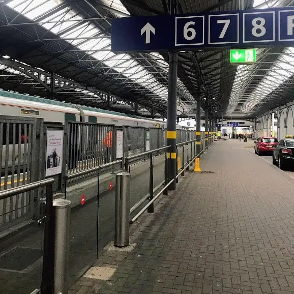 One of the train stations Dublin