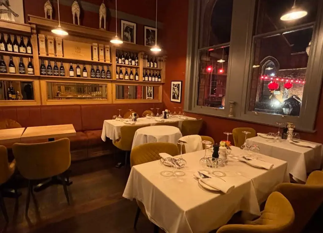 An elegant and fancy restaurant in Dublin city