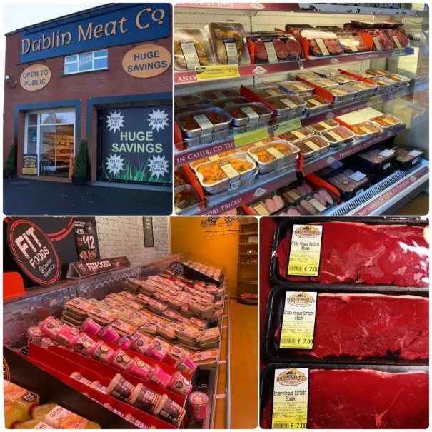 Swords Branch's outlet view and processed meat
