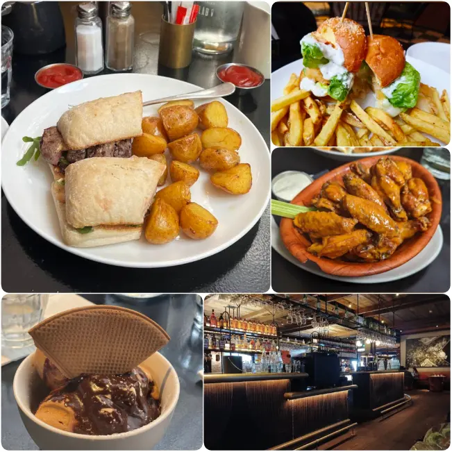 North Wall branch's sandwiches and burgers