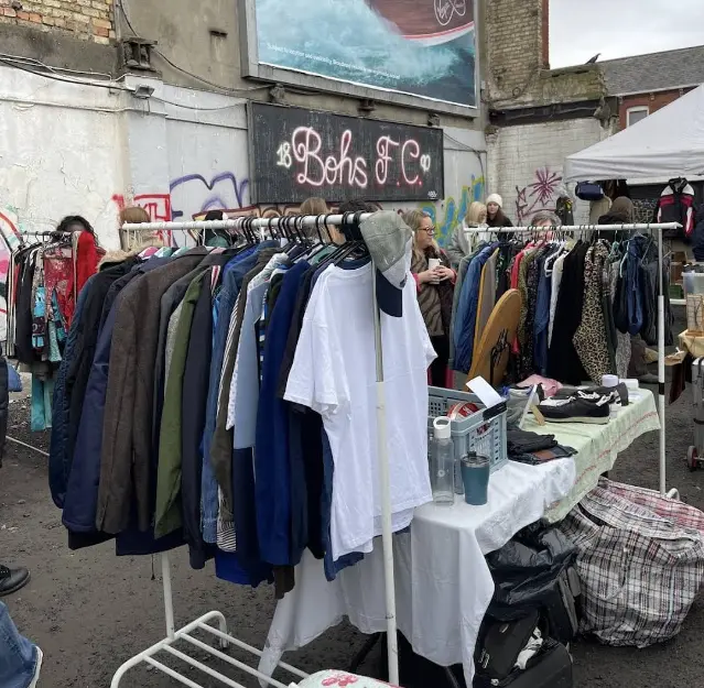 Dublin flea market Capel street